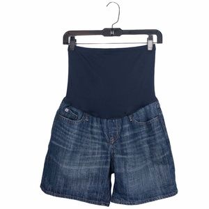 Gap Maternity Sexy Boyfriend 2 Denim Jean Shorts